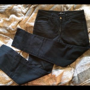 T by Alexander Wang Black Jeans 32 w/ Lambskin pocket
